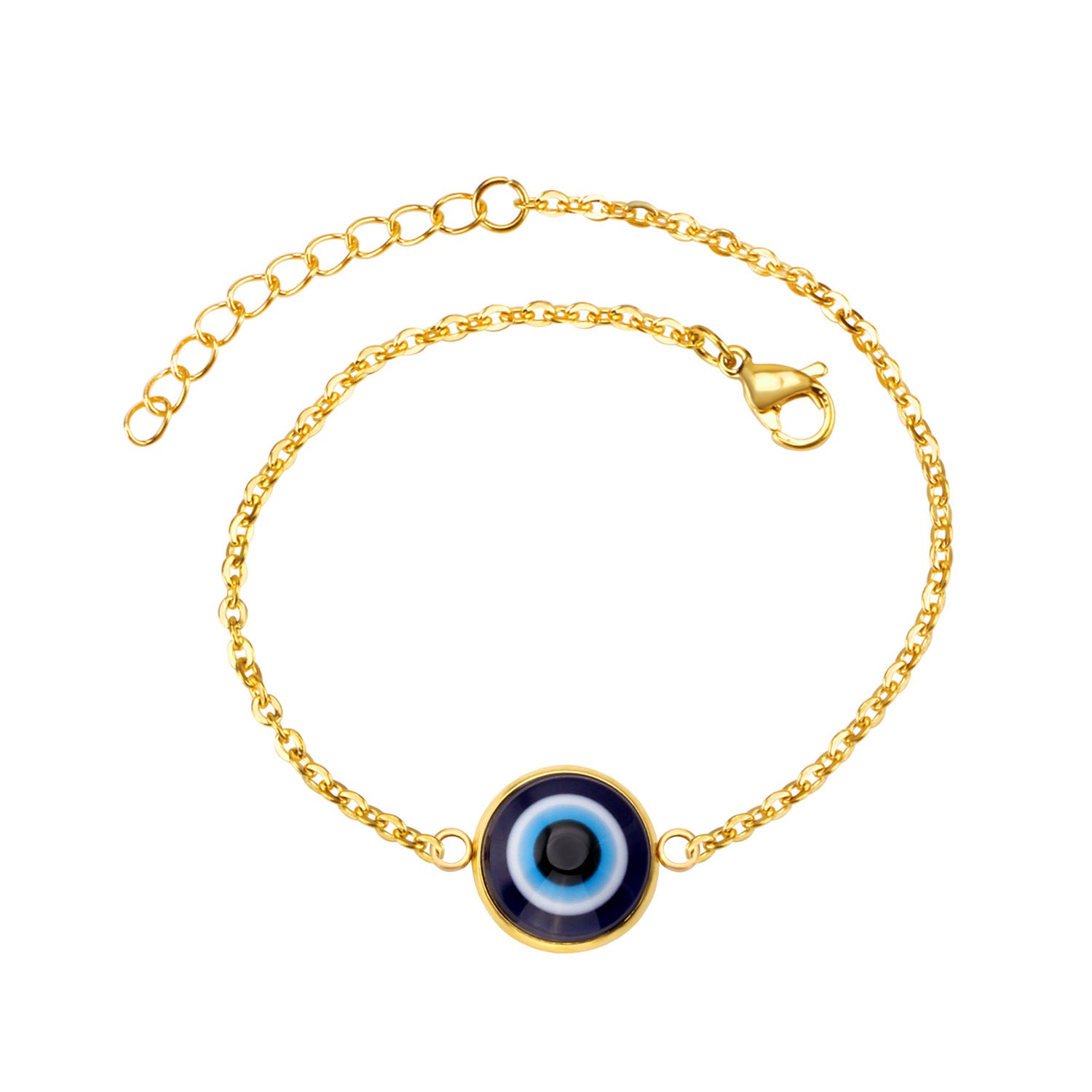 Wholesale Devil Eye Electroplated Metal Bracelet